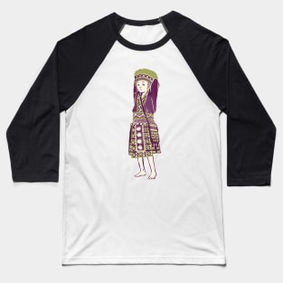 People of Thailand - Bored Hmong Girl Baseball T-Shirt